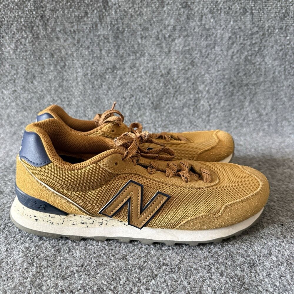 New Balance 515 V3 Workwear Gold Yellow Navy Blue Mens Size 8 Sneakers ML515BH3